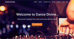 Desktop Screenshot of dancedivine.ca